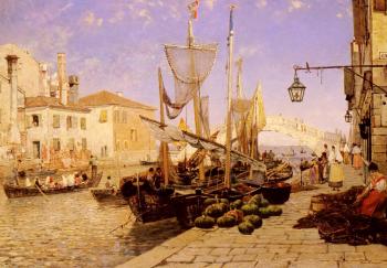 漢斯 赫爾曼 Along A Venetian Canal